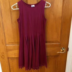 Francesca’s Closet Maroon Skater Dress
